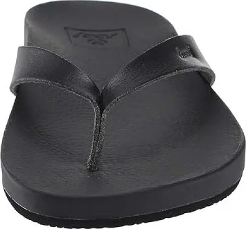 Reef Cushion Court Women's Sandals Black : 5 B - Medium, Synthetic - Image 6
