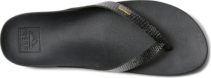 Reef Cushion Court Women's Sandals Black Sassy : 7.5 B - Medium - Image 2