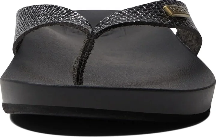 Reef Cushion Court Women's Sandals Black Sassy : 7.5 B - Medium - Image 5