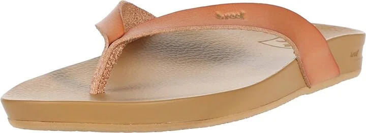 Reef Cushion Court Women's Sandals Natural : 5 B - Medium, Synthetic - Image 2