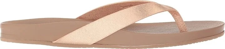Reef Cushion Court Women's Sandals Rose Gold : 5 B - Medium, Synthetic - Image 8