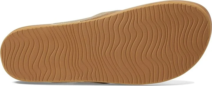 Reef Cushion Court Women's Sandals Tan/Champagne : 5 B - Medium, Synthetic - Image 3