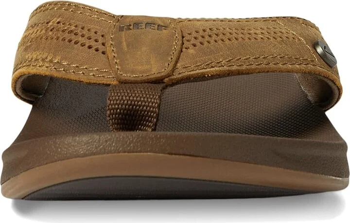 Reef Cushion Lux Men's Shoes Toffee : 6 D - Medium, Leather - Image 3