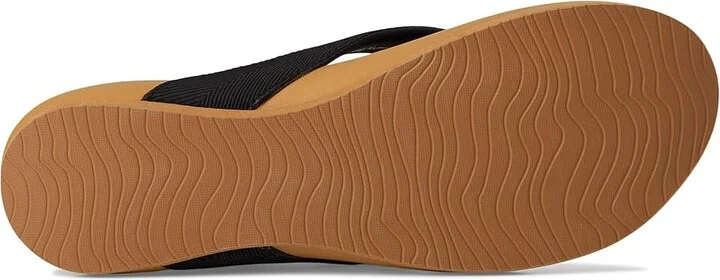 Reef Cushion Melody Women's Sandals Black/Tan : 5 B - Medium, Leather - Image 3