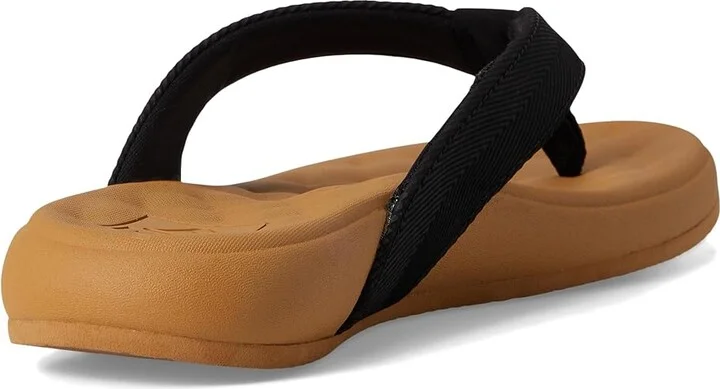 Reef Cushion Melody Women's Sandals Black/Tan : 5 B - Medium, Leather - Image 4
