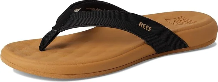 Reef Cushion Melody Women's Sandals Black/Tan : 5 B - Medium, Leather - Image 5