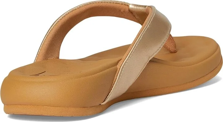 Reef Cushion Melody Women's Sandals Champagne : 6 B - Medium, Leather/Synthetic - Image 4