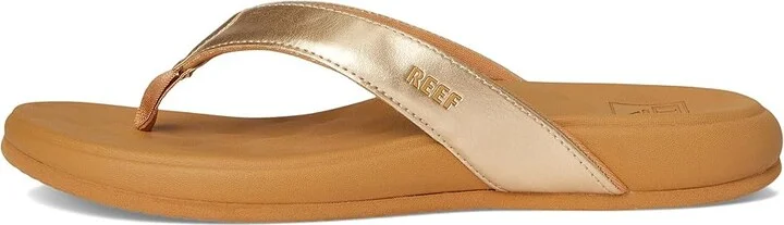 Reef Cushion Melody Women's Sandals Champagne : 6 B - Medium, Leather/Synthetic - Image 6