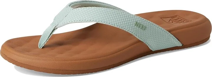 Reef Cushion Melody Women's Sandals Frosty : 7 B - Medium, Leather - Image 5