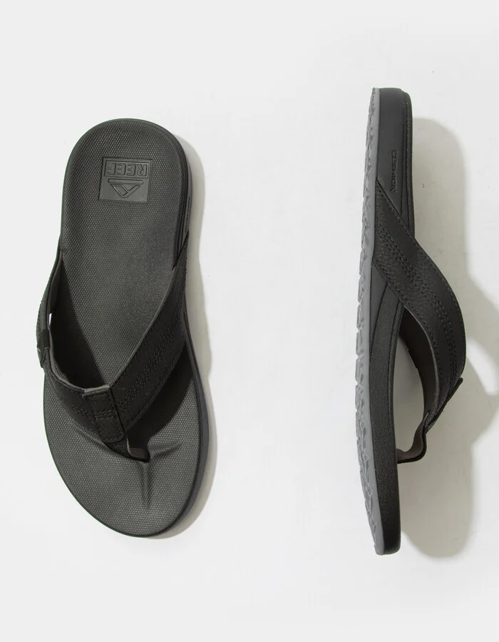 REEF Cushion Phantom Black Mens Flip Flops - Image 5