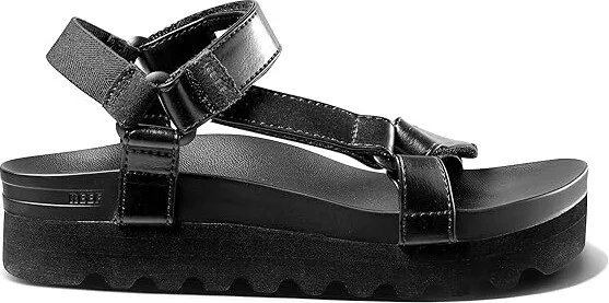 Reef Cushion Rem Hi Women's Sandals Coco Black : 7 B - Medium, Textile - Image 4
