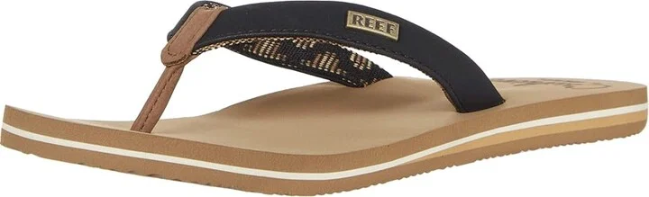 Reef Cushion Sands Women's Shoes Black/Tan : 5 B - Medium, Synthetic - Image 2