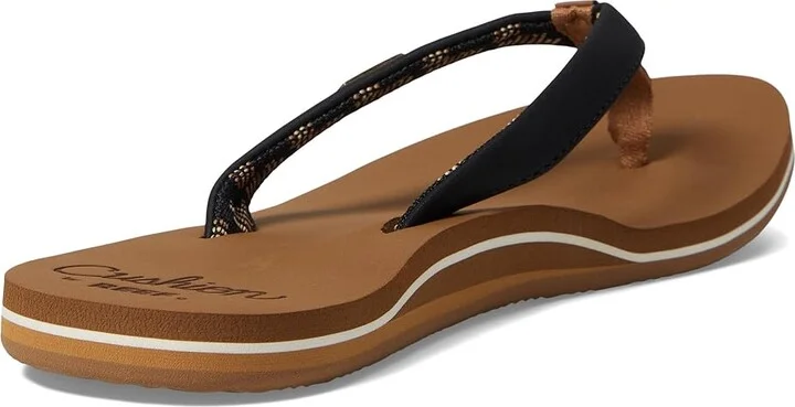 Reef Cushion Sands Women's Shoes Black/Tan : 5 B - Medium, Synthetic - Image 5
