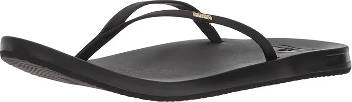 Reef Cushion Slim Women's Sandals Black : 5 B - Medium, Synthetic - Image 2