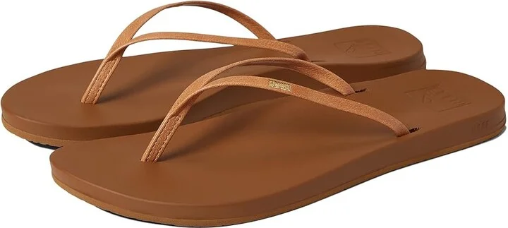 Reef Cushion Slim Women's Sandals Natural : 7 B - Medium, Synthetic