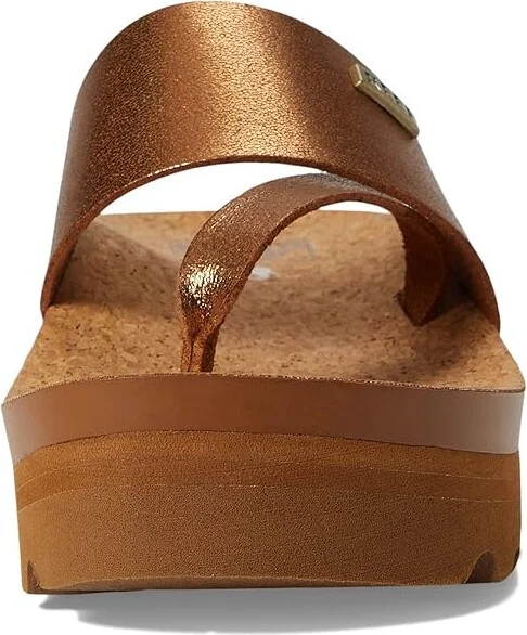 Reef Cushion Sol Hi Women's Sandals Copper : 7 B - Medium, Synthetic - Image 2