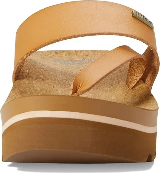 Reef Cushion Sol Hi Women's Sandals Natural : 7 B - Medium, Synthetic - Image 2