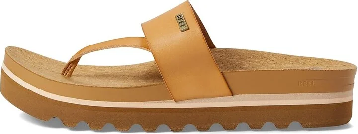 Reef Cushion Sol Hi Women's Sandals Natural : 7 B - Medium, Synthetic - Image 5