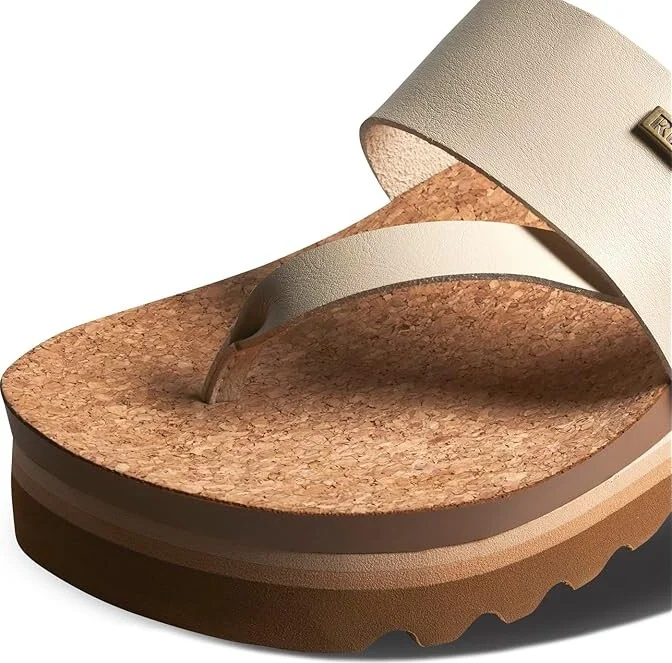Reef Cushion Sol Hi Women's Sandals Vintage/Tan : 10 B - Medium, Synthetic - Image 5
