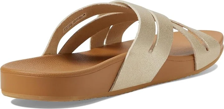 Reef Cushion Spring Bloom Women's Shoes Champagne : 5 B - Medium, Synthetic - Image 4