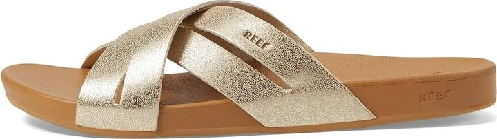 Reef Cushion Spring Bloom Women's Shoes Champagne : 5 B - Medium, Synthetic - Image 6