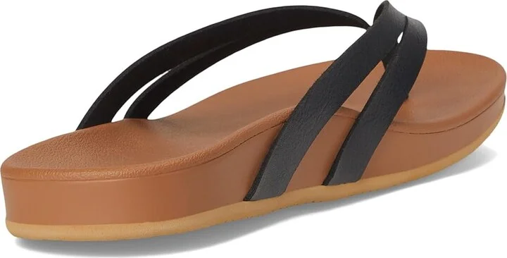 Reef Cushion Spring Joy Women's Shoes Black/Tan : 10 B - Medium, Synthetic - Image 4