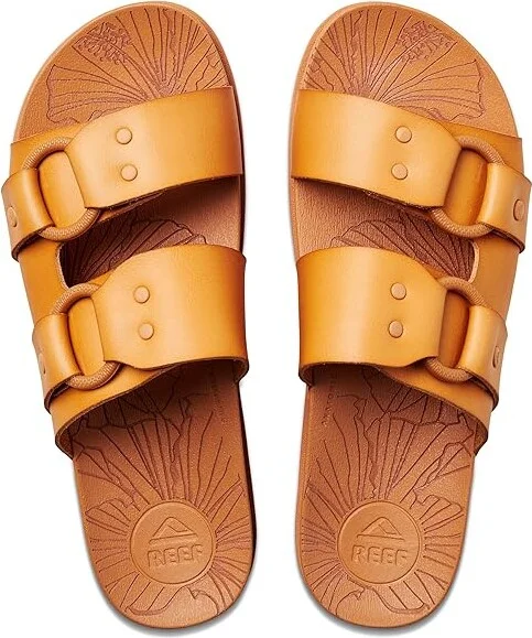 Reef Cushion Vera Cruz Women's Shoes Natural : 7 B - Medium, Leather/Rubber - Image 2