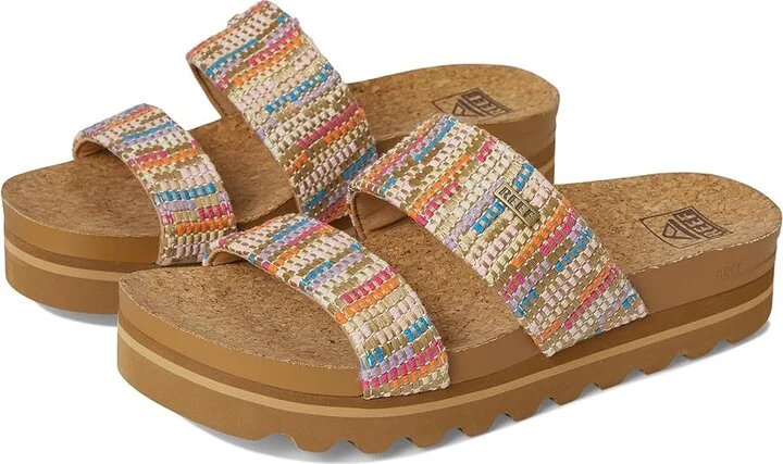 Reef Cushion Vista Hi Women's Shoes Beachy Woven : 8 B - Medium, Synthetic
