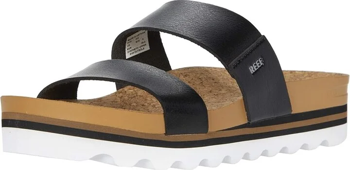 Reef Cushion Vista Hi Women's Shoes Black : 7.5 B - Medium, Synthetic - Image 2
