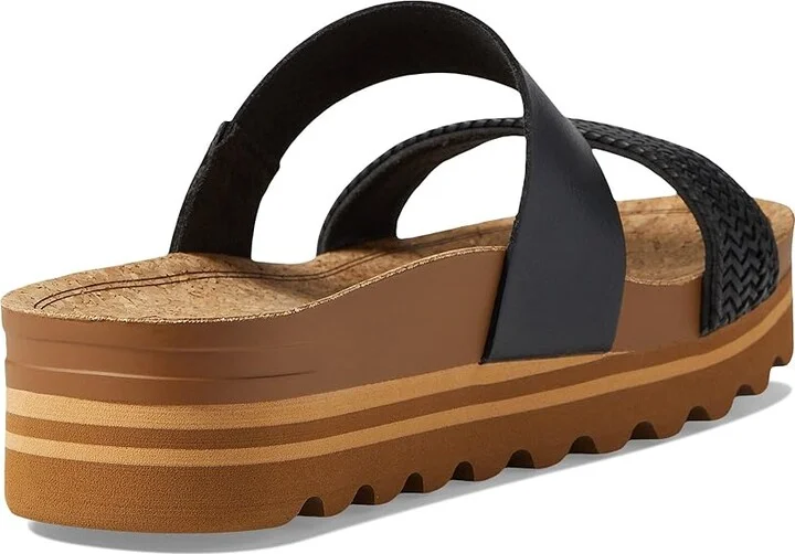 Reef Cushion Vista Hi Women's Shoes Black Braid : 7 B - Medium, Synthetic - Image 4