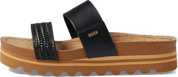 Reef Cushion Vista Hi Women's Shoes Black Braid : 7 B - Medium, Synthetic - Image 5