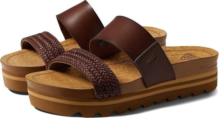 Reef Cushion Vista Hi Women's Shoes Chocolate : 7.5 B - Medium, Synthetic