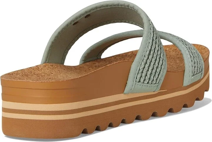 Reef Cushion Vista Hi Women's Shoes Frosty Raffia : 11 B - Medium, Synthetic - Image 4