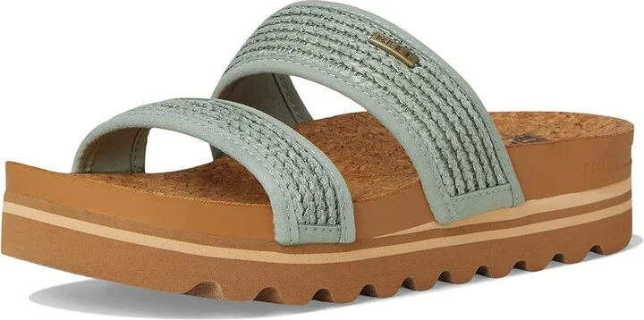 Reef Cushion Vista Hi Women's Shoes Frosty Raffia : 11 B - Medium, Synthetic - Image 5