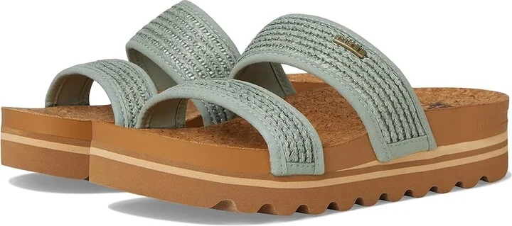Reef Cushion Vista Hi Women's Shoes Frosty Raffia : 11 B - Medium, Synthetic