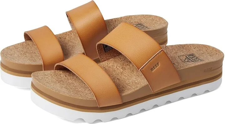 Reef Cushion Vista Hi Women's Shoes Natural : 7.5 B - Medium, Synthetic