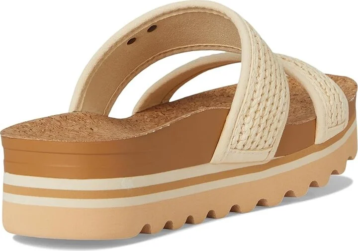 Reef Cushion Vista Hi Women's Shoes Vintage Raffia : 9 B - Medium, Synthetic - Image 4
