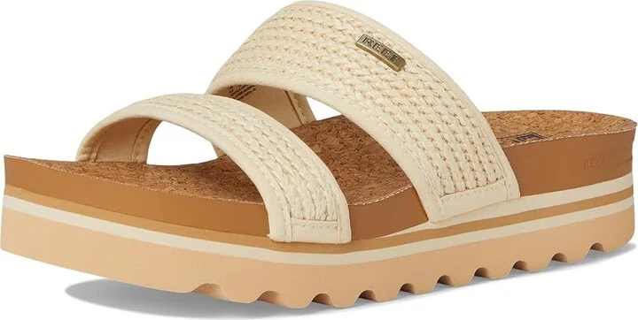 Reef Cushion Vista Hi Women's Shoes Vintage Raffia : 9 B - Medium, Synthetic - Image 5