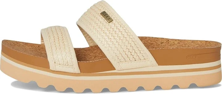 Reef Cushion Vista Hi Women's Shoes Vintage Raffia : 9 B - Medium, Synthetic - Image 6