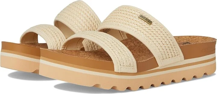 Reef Cushion Vista Hi Women's Shoes Vintage Raffia : 9 B - Medium, Synthetic
