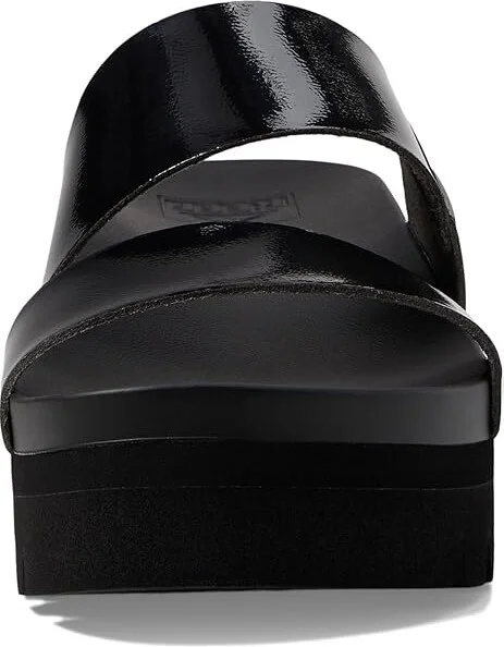 Reef Cushion Vista Higher Women's Shoes Black Patent : 7 B - Medium, Faux Leather/Synthetic - Image 2