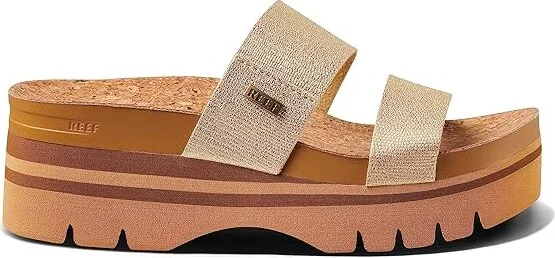 Reef Cushion Vista Higher Women's Shoes Champagne : 7 B - Medium, Faux Leather/Synthetic - Image 4