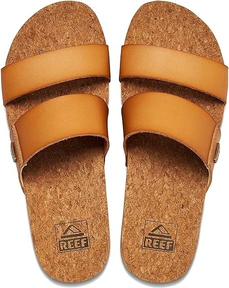 Reef Cushion Vista Higher Women's Shoes Natural : 7 B - Medium, Faux Leather/Synthetic - Image 2