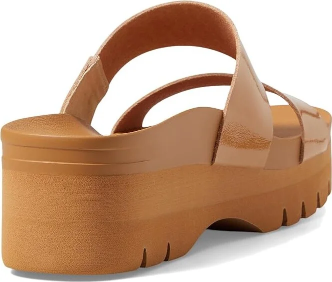 Reef Cushion Vista Higher Women's Shoes Natural Patent : 7 B - Medium, Faux Leather/Synthetic - Image 4