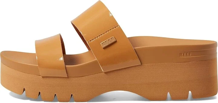 Reef Cushion Vista Higher Women's Shoes Natural Patent : 7 B - Medium, Faux Leather/Synthetic - Image 5