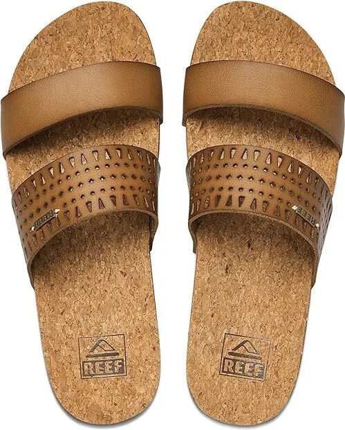 Reef Cushion Vista Perf Women's Shoes Coffee : 7 B - Medium, Textile - Image 2