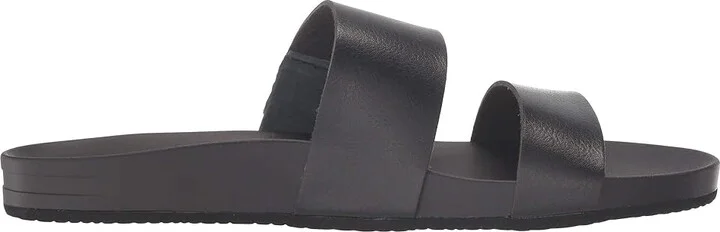 Reef Cushion Vista Women's Sandals Black : 5 B - Medium, Faux Leather - Image 8