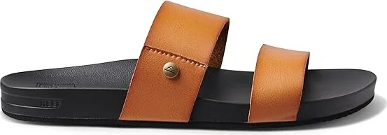 Reef Cushion Vista Women's Sandals Cognac Black : 7 B - Medium, Faux Leather - Image 6