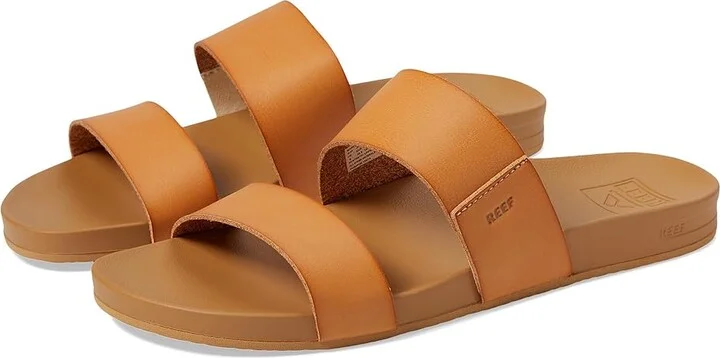 Reef Cushion Vista Women's Sandals Natural : 5 B - Medium, Faux Leather