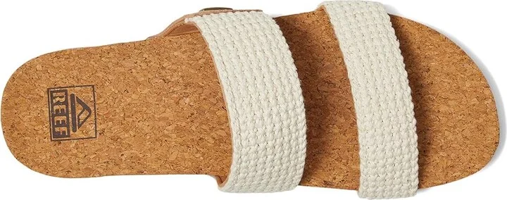 Reef Cushion Vista Women's Sandals Natural Crochet Textile : 6 B - Medium, Faux Leather - Image 2